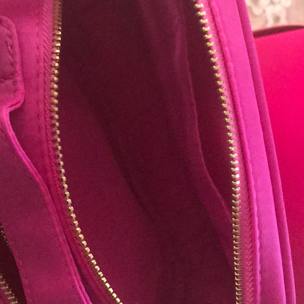 Brand NEW Prada Candy Make-up Bag Color Fuchsia, Size 7 1/2 x 5 1/2 x 3“ wide - Picture 4 of 5
